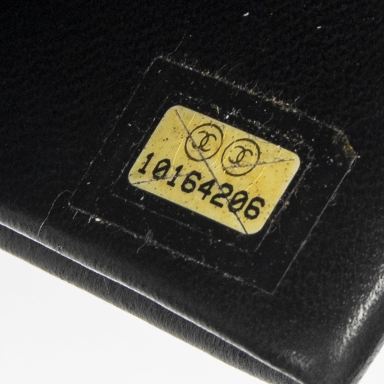 Chanel CC Timeless French Purse Wallet Black Caviar Leather — view 6
