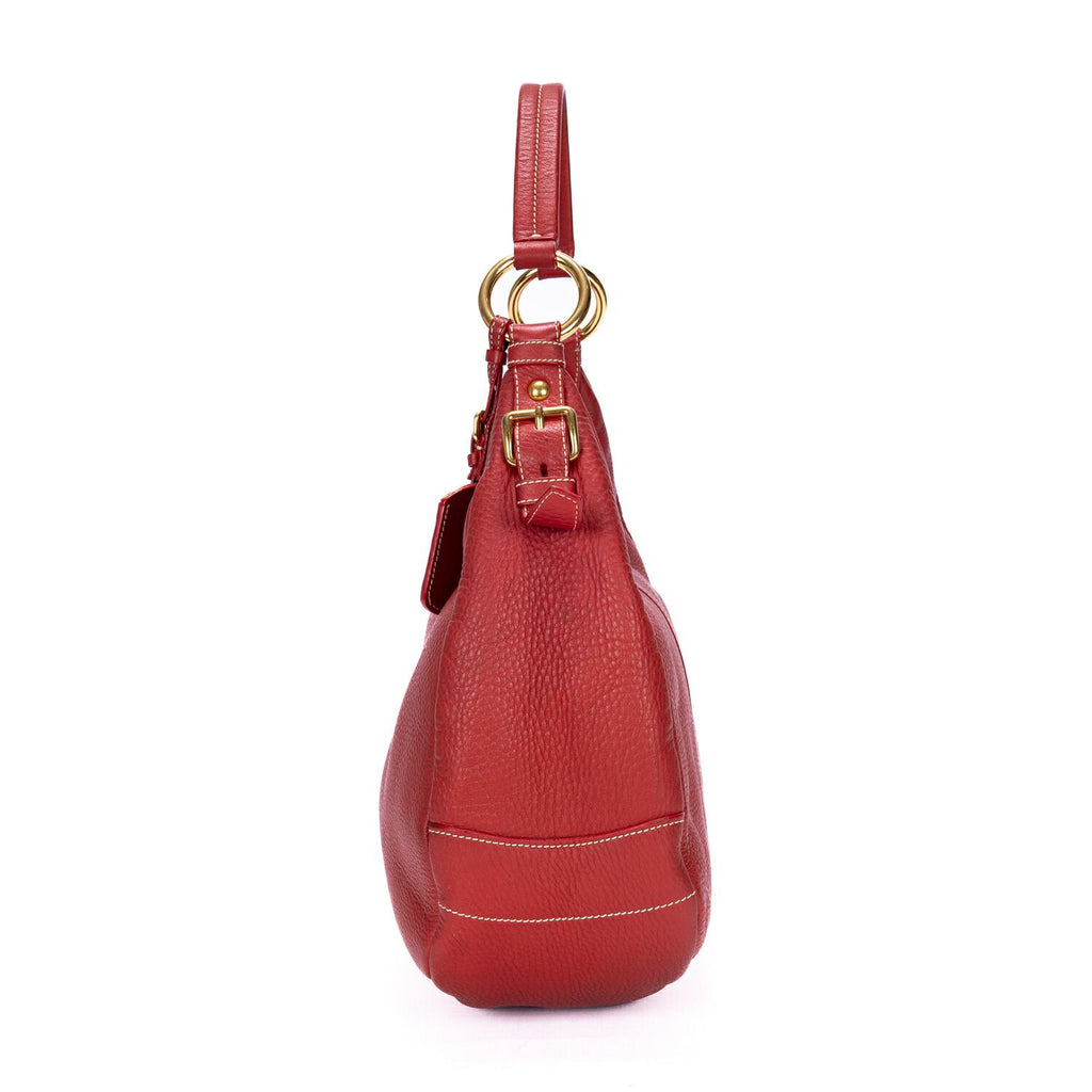 Prada Hobo Red Vitello Daino — view 3