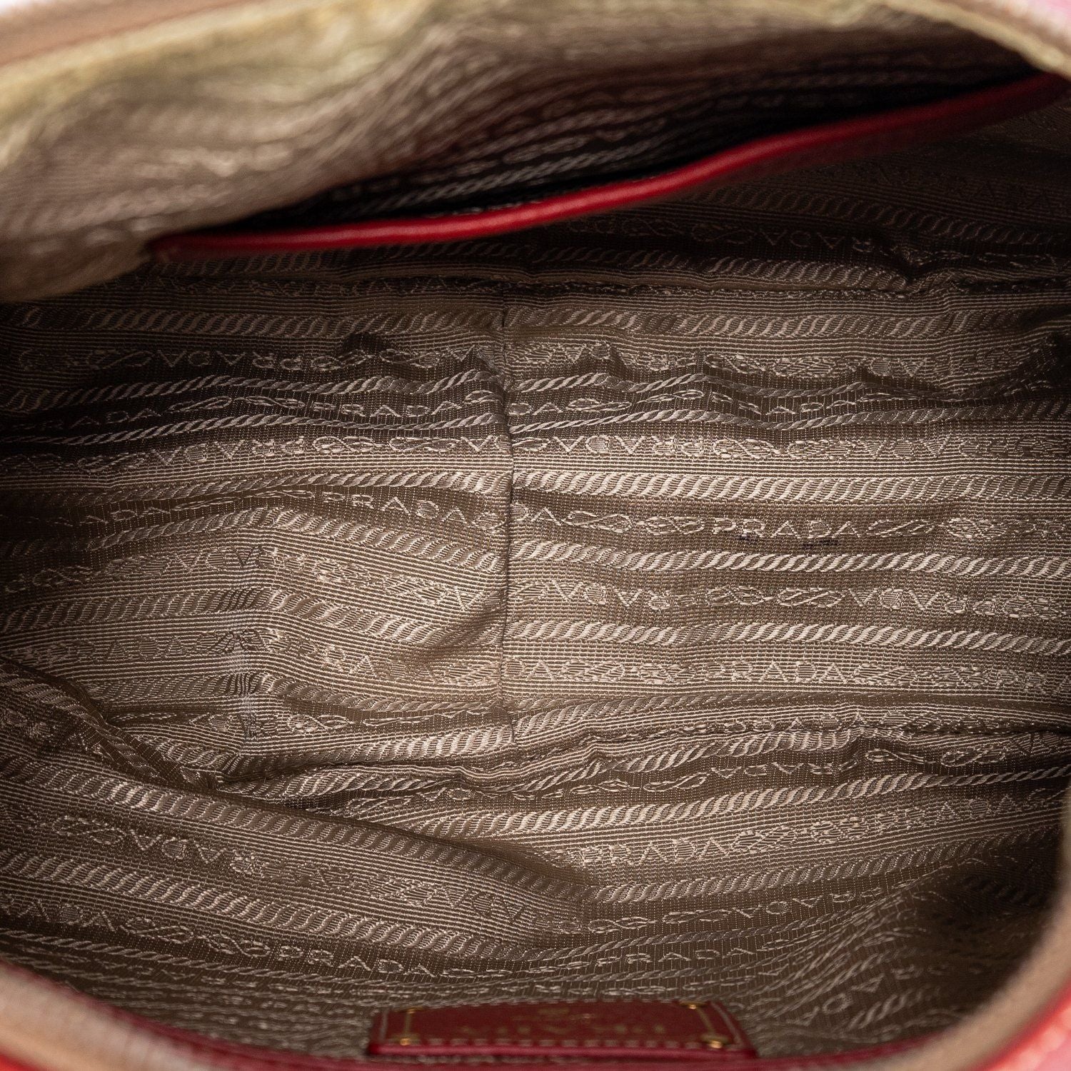 Prada Hobo Red Vitello Daino — view 9
