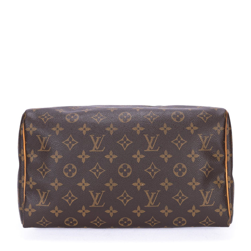 Louis Vuitton Speedy Brown Monogram Canvas Handbag — view 6