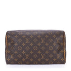 Louis Vuitton Speedy Brown Monogram Canvas Handbag — view 6