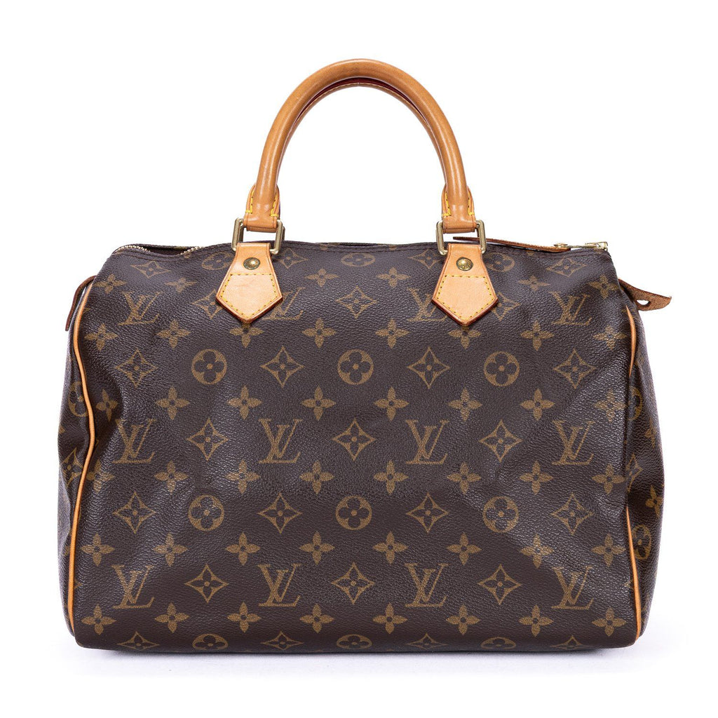 Louis Vuitton Speedy Brown Monogram Canvas Handbag