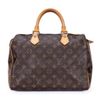 Louis Vuitton Speedy Brown Monogram Canvas Handbag