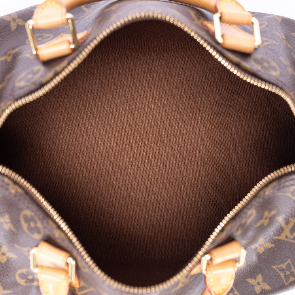 Louis Vuitton Speedy Brown Monogram Canvas Handbag — view 9