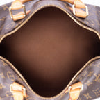 Louis Vuitton Speedy Brown Monogram Canvas Handbag — view 9