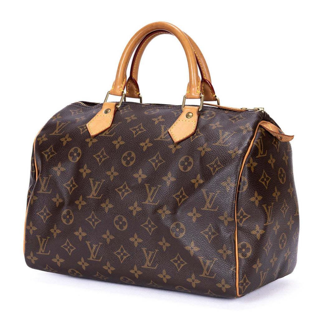 Louis Vuitton Speedy Brown Monogram Canvas Handbag — view 2