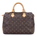 Louis Vuitton Speedy Brown Monogram Canvas Handbag — view 5