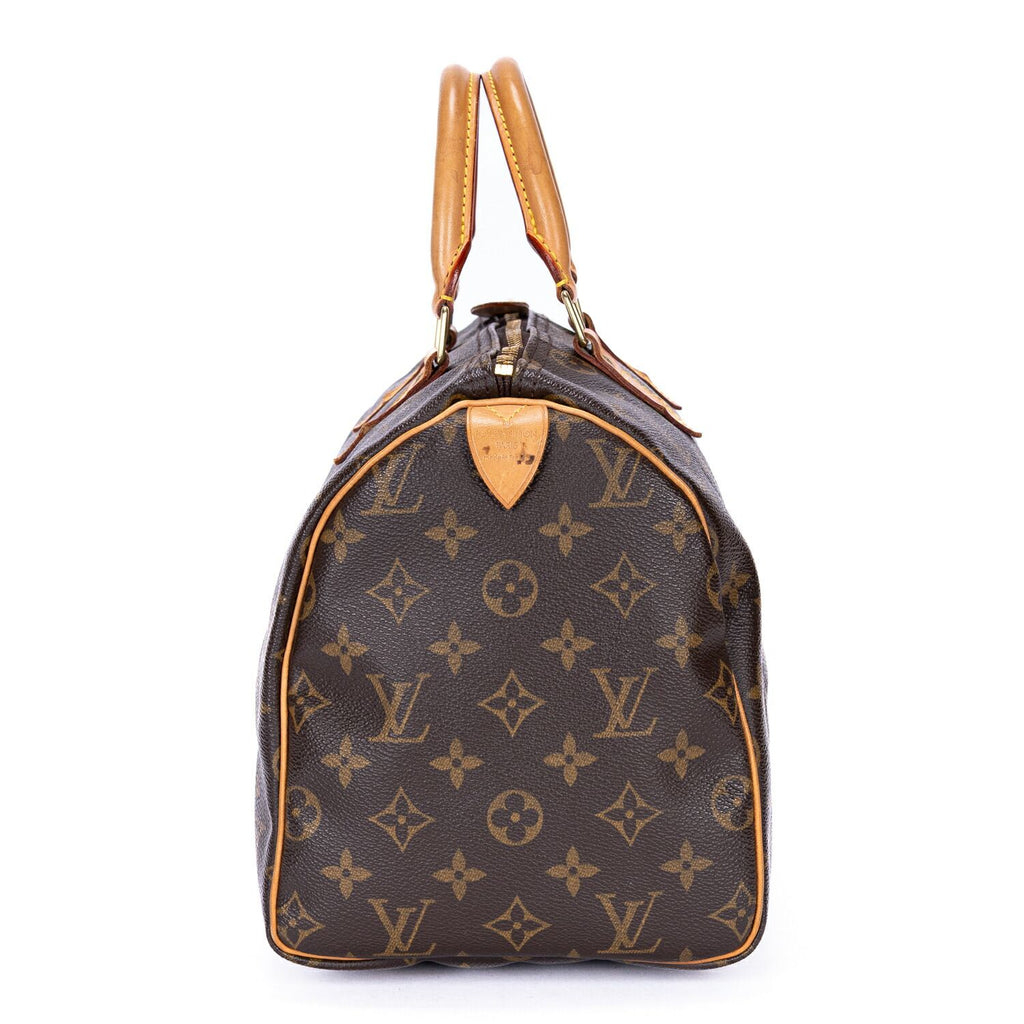 Louis Vuitton Speedy Brown Monogram Canvas Handbag — view 4