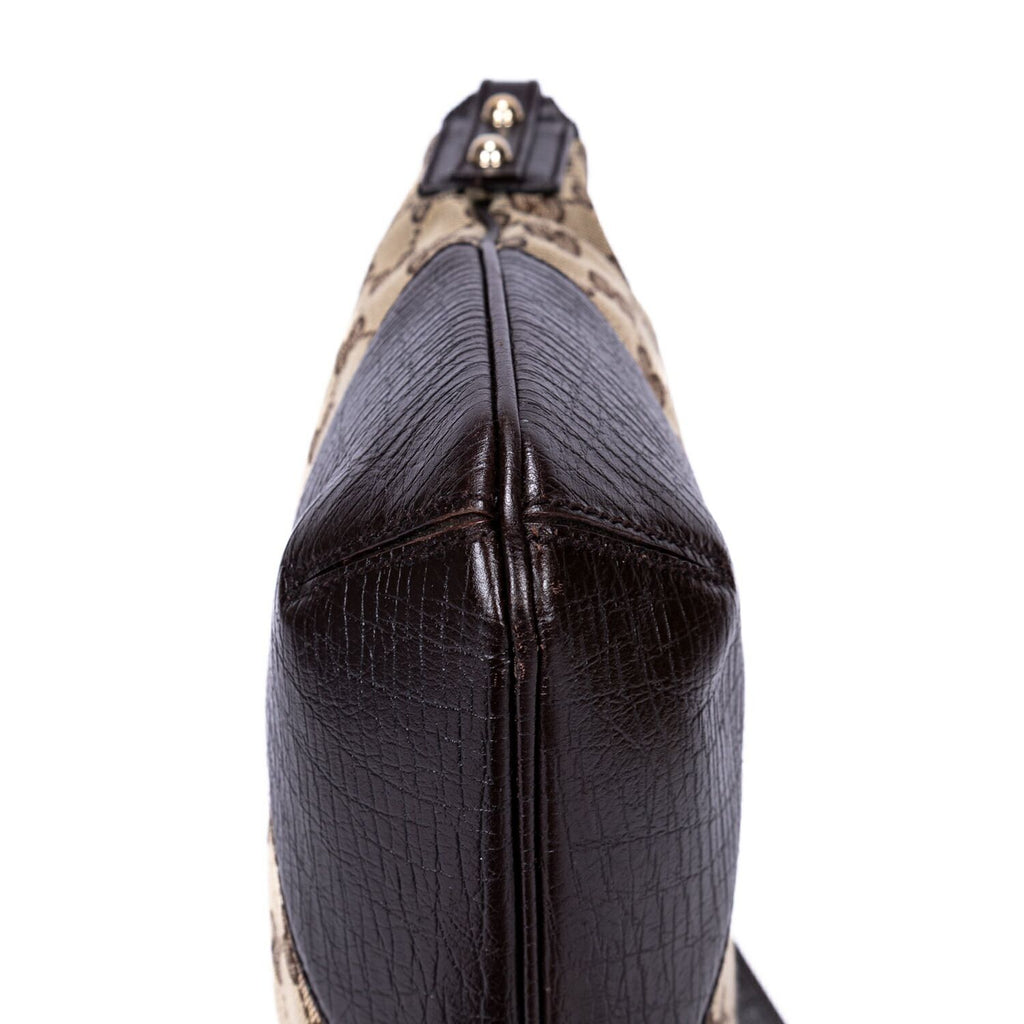 Gucci Horsebit Hasler Crossbody Beige Brown Monogram Canvas — view 7