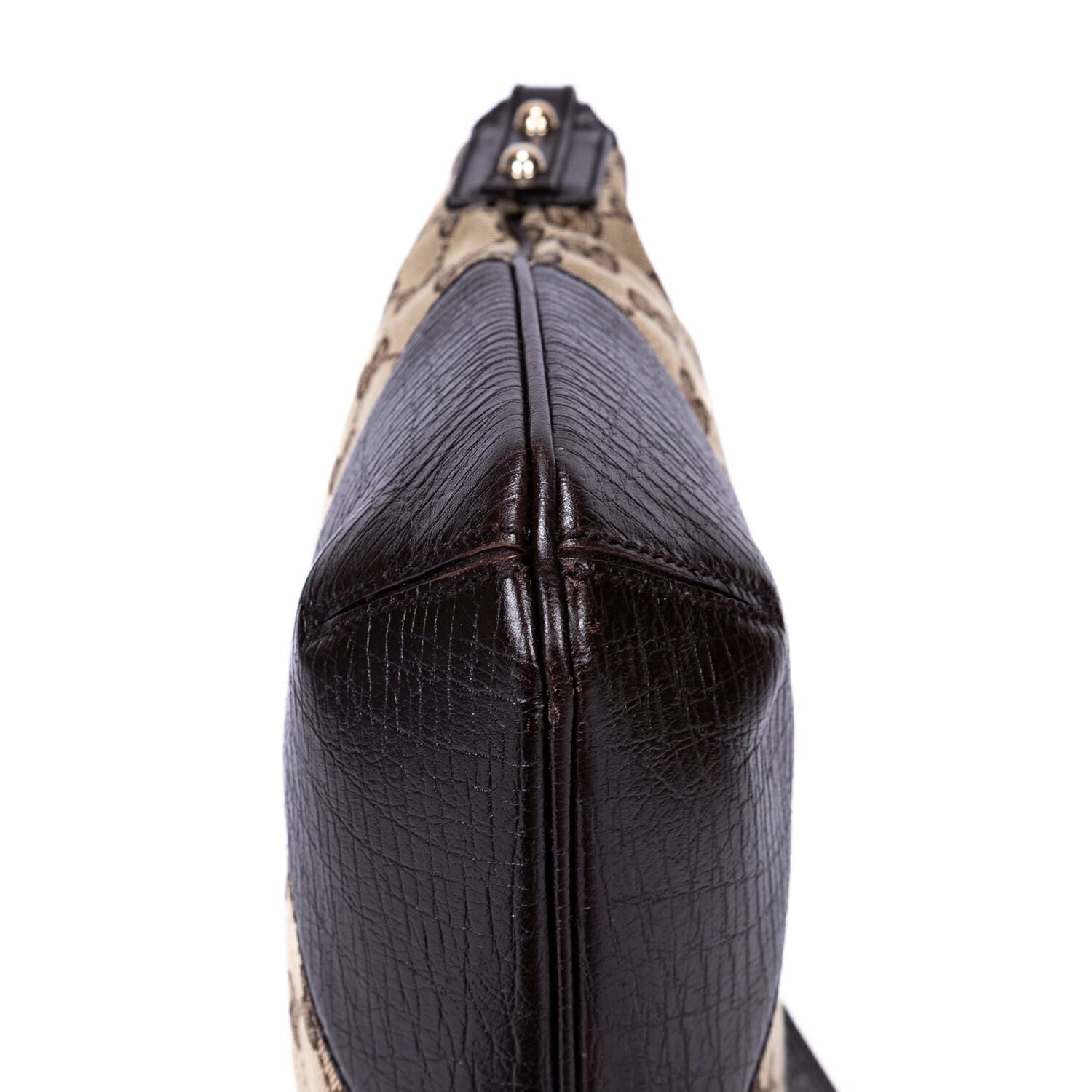 Gucci Horsebit Hasler Crossbody Beige Brown Monogram Canvas — view 7