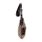 Gucci Horsebit Hasler Crossbody Beige Brown Monogram Canvas — view 4