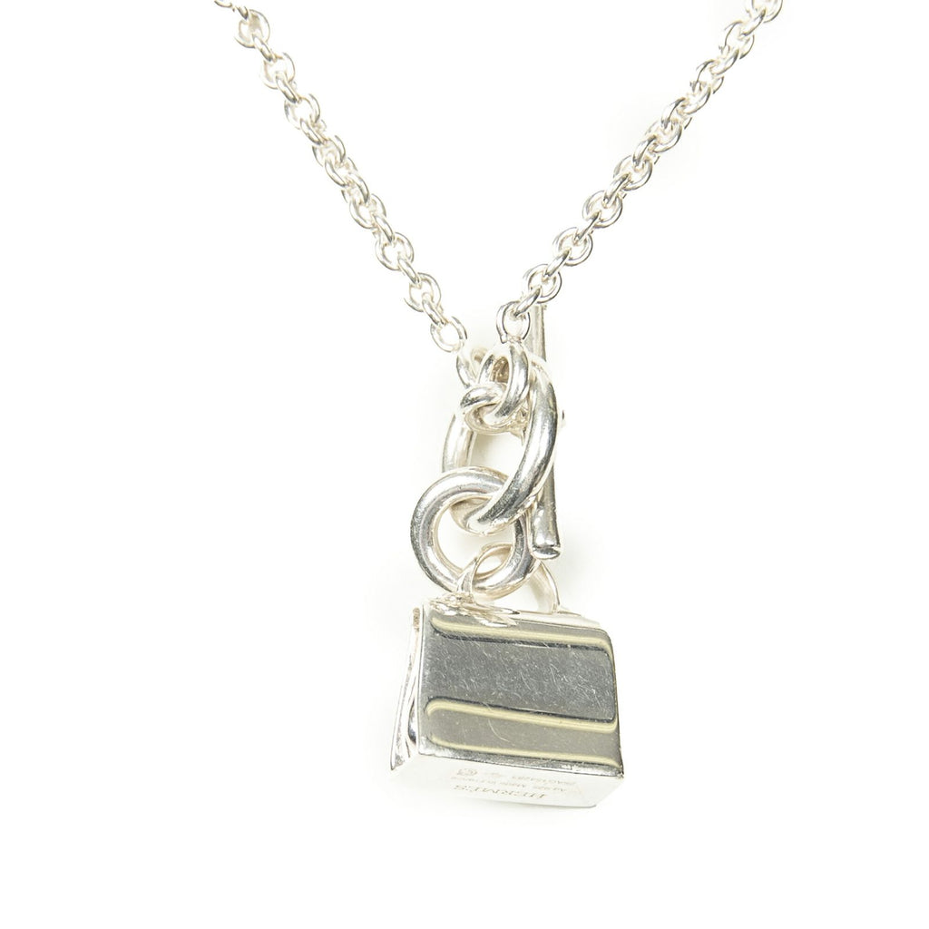 Hermes Amullets Kelly Pendant Silver Plated — view 3