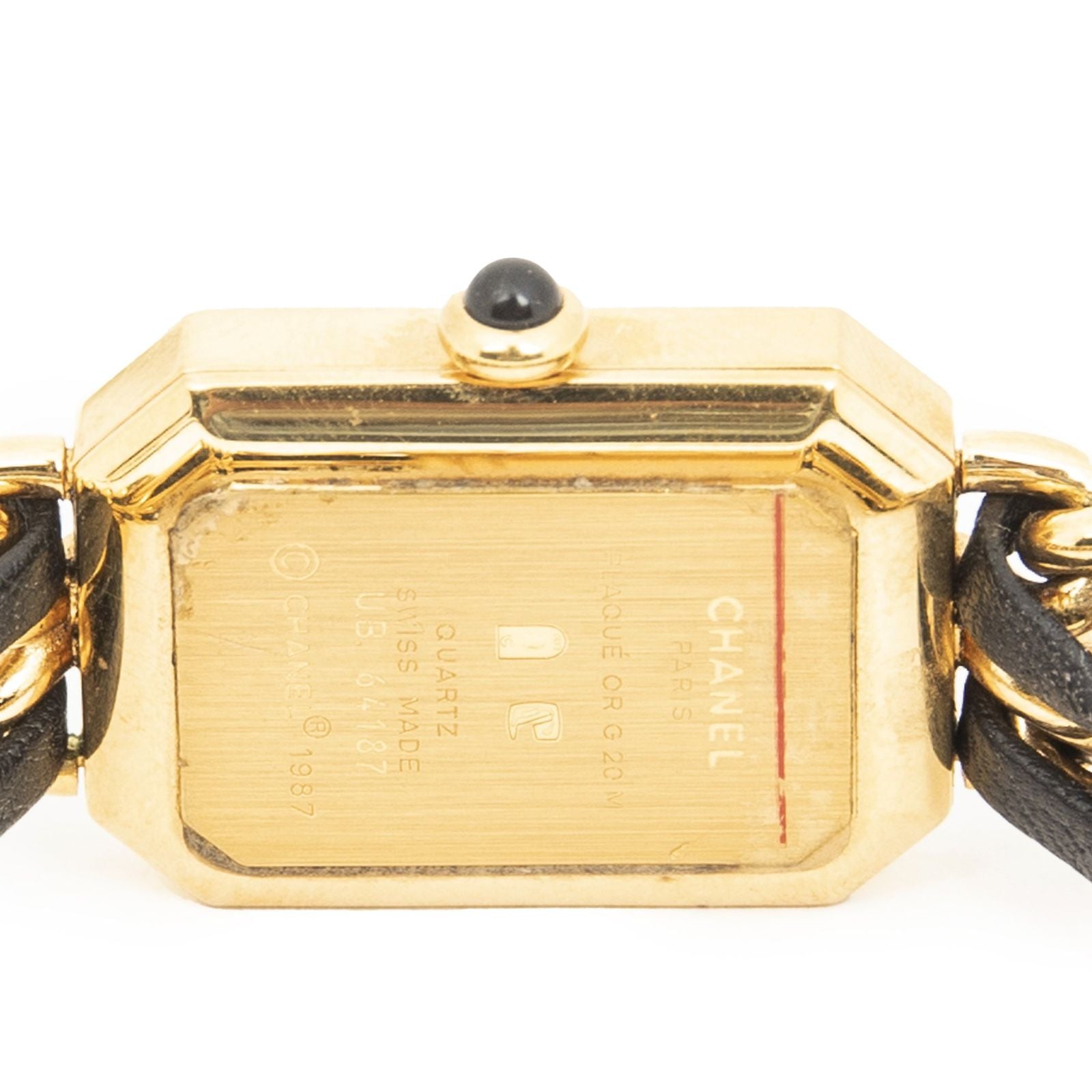 Chanel Premier Black Gold Plated Bracelet — view 4