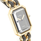 Chanel Premier Black Gold Plated Bracelet — view 3