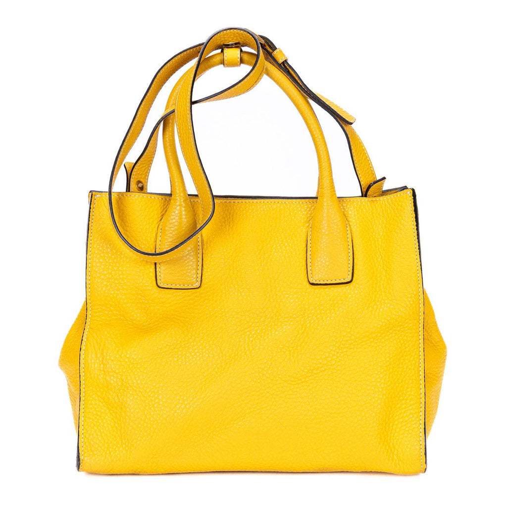 Prada Cabas Tote Yellow Vitello Daino — view 5