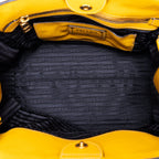 Prada Cabas Tote Yellow Vitello Daino — view 9