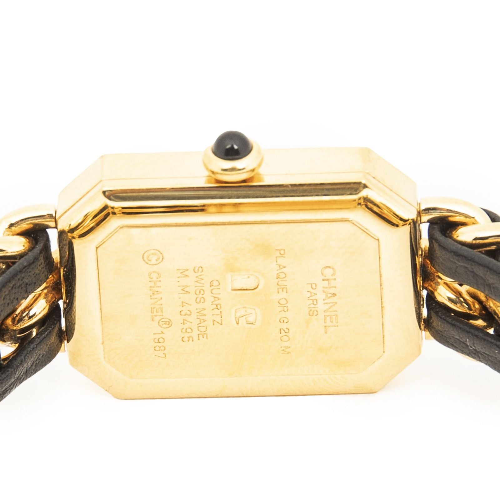 Chanel Premier Black Gold Plated Bracelet — view 4