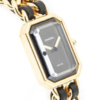 Chanel Premier Black Gold Plated Bracelet — view 3