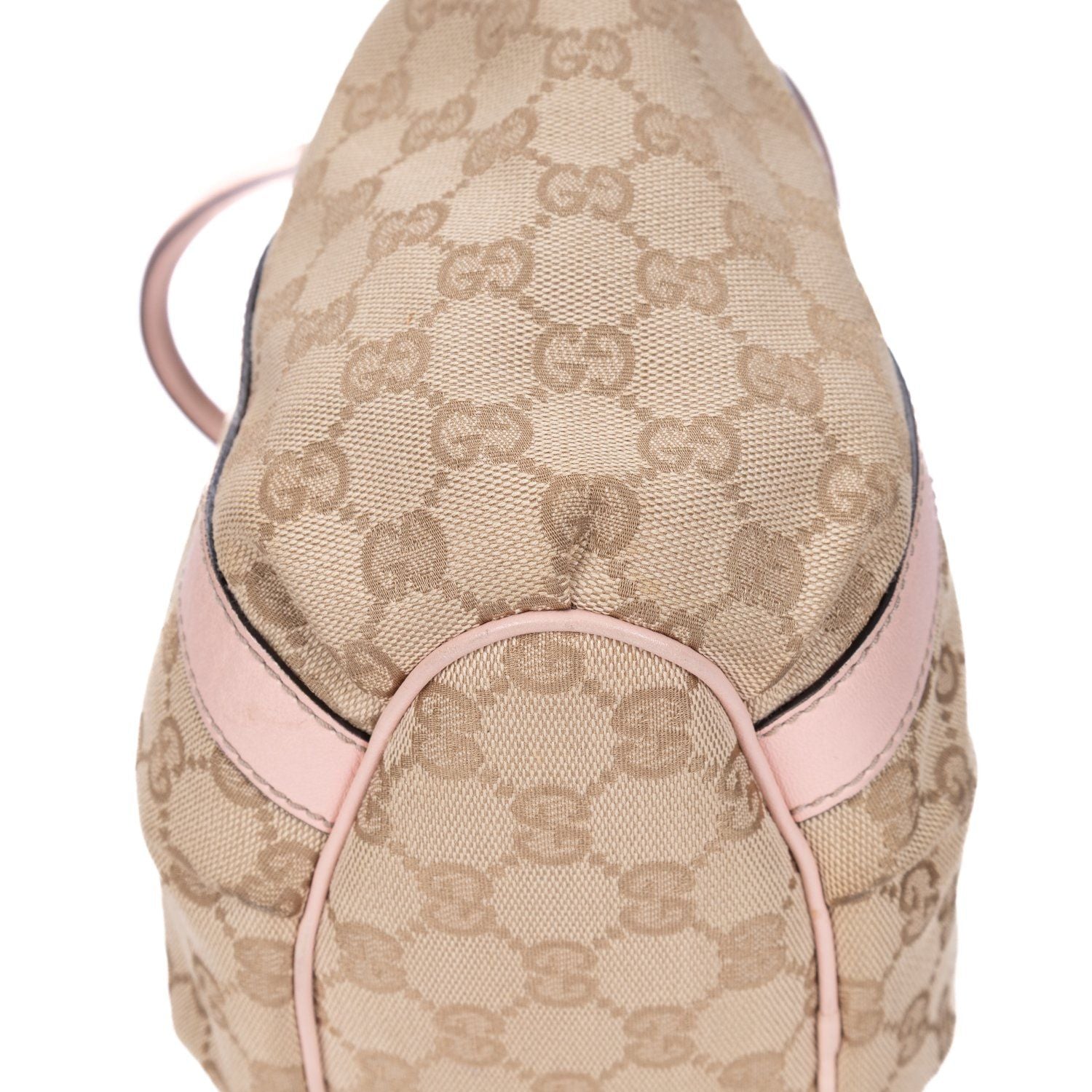 Gucci Abbey D-Sling Beige Pink Monogram Canvas Handbag — view 7