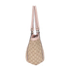 Gucci Abbey D-Sling Beige Pink Monogram Canvas Handbag — view 3