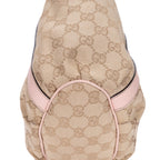 Gucci Abbey D-Sling Beige Pink Monogram Canvas Handbag — view 8