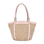Gucci Abbey D-Sling Beige Pink Monogram Canvas Handbag — view 5