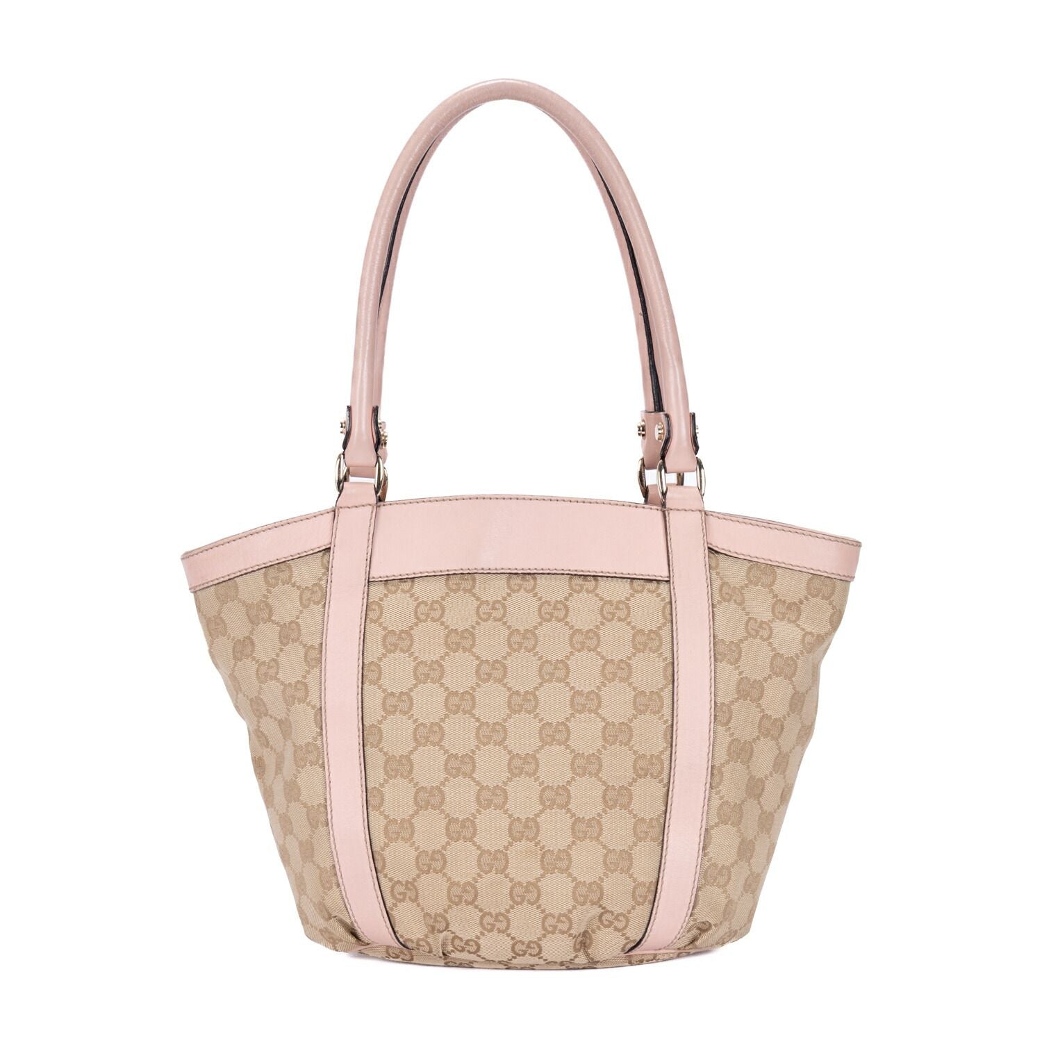 Gucci Abbey D-Sling Beige Pink Monogram Canvas Handbag — view 5