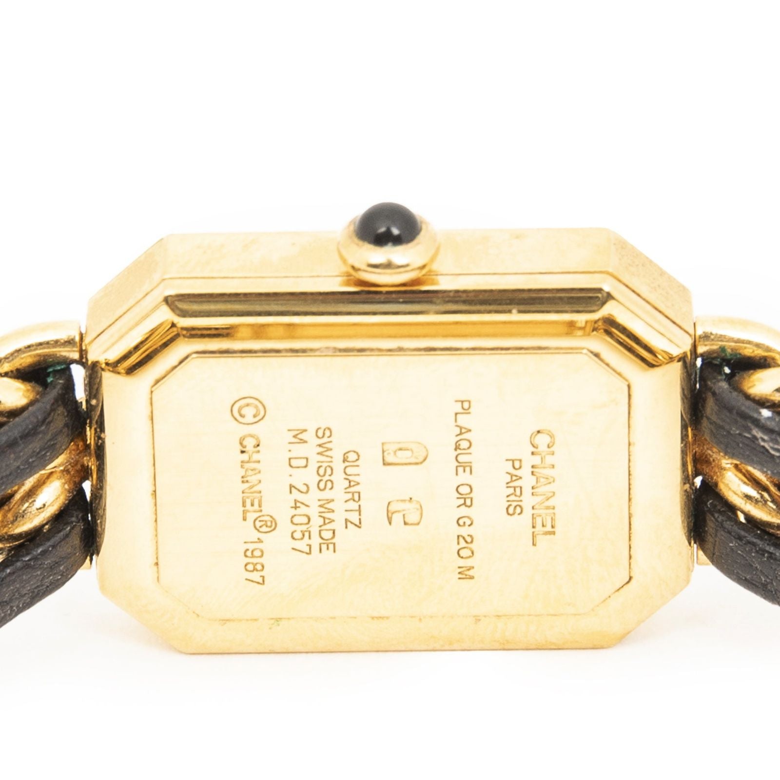 Chanel Premier Black Gold Plated Bracelet — view 4