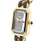 Chanel Premier Black Gold Plated Bracelet — view 2