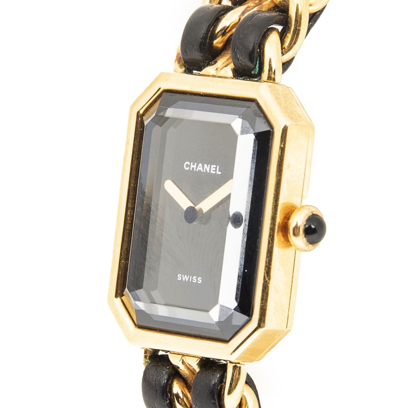 Chanel Premier Black Gold Plated Bracelet — view 2