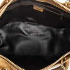 Celine Vintage Carriage Bowler Beige C Coated Canvasb Shoulder — view 9