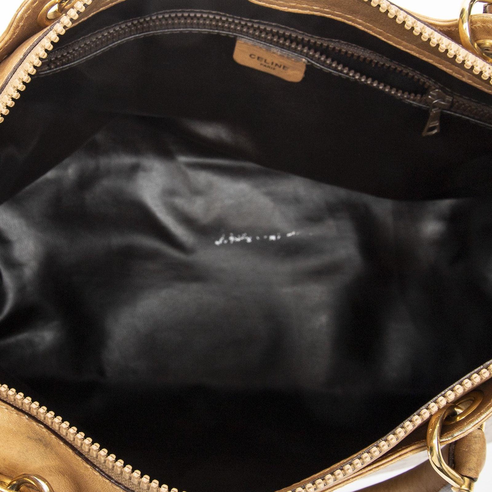 Celine Vintage Carriage Bowler Beige C Coated Canvasb Shoulder — view 9