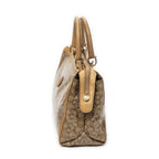 Celine Vintage Carriage Bowler Beige C Coated Canvasb Shoulder — view 3