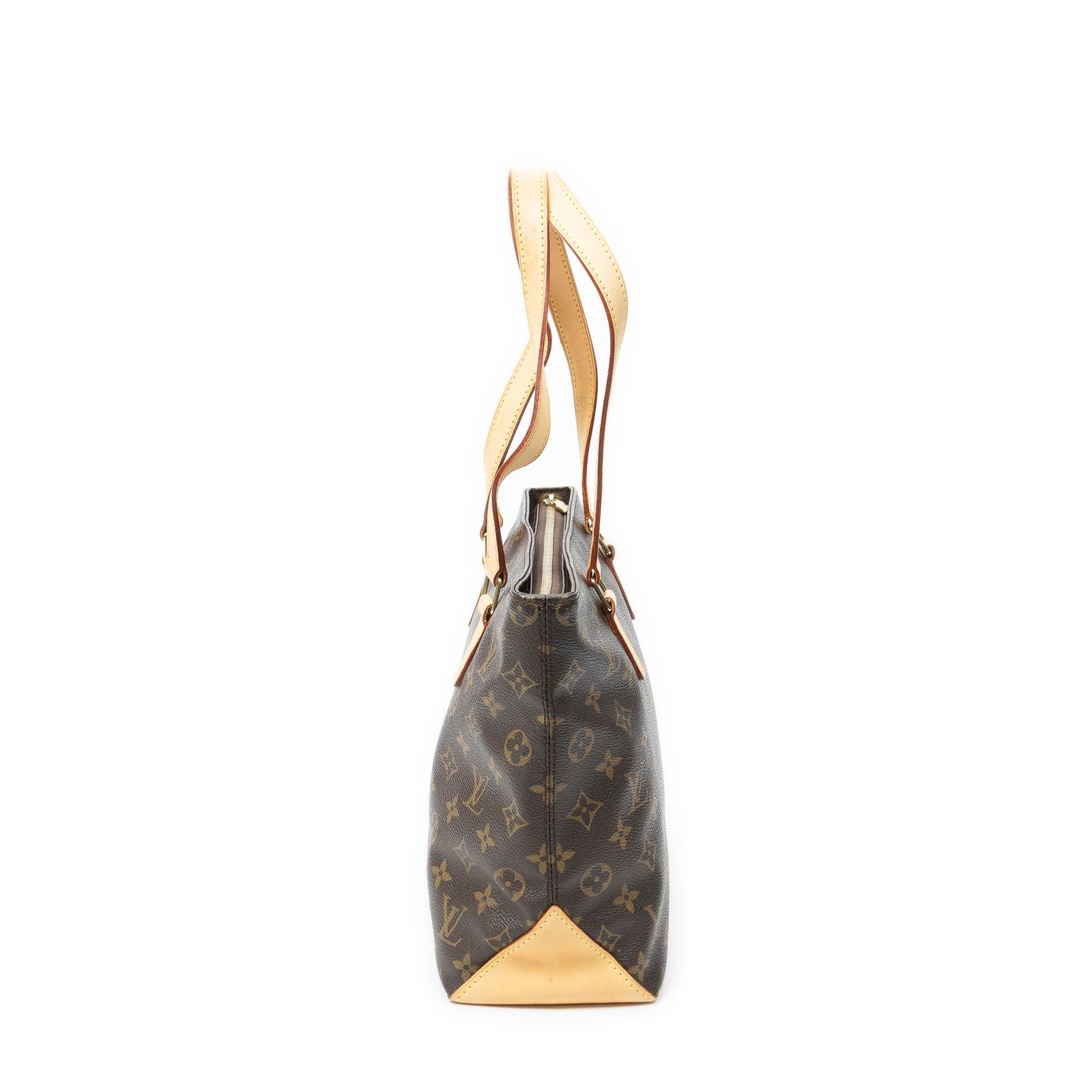 Louis Vuitton Cabas Piano Brown Monogram Canvas Tote — view 3