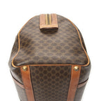 Celine Boston Brown Macadam Canvas Shoulder — view 8