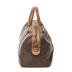 Celine Boston Brown Macadam Canvas Shoulder — view 4
