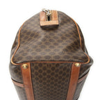 Celine Boston Brown Macadam Canvas Shoulder — view 7
