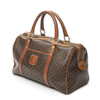 Celine Boston Brown Macadam Canvas Shoulder — view 2