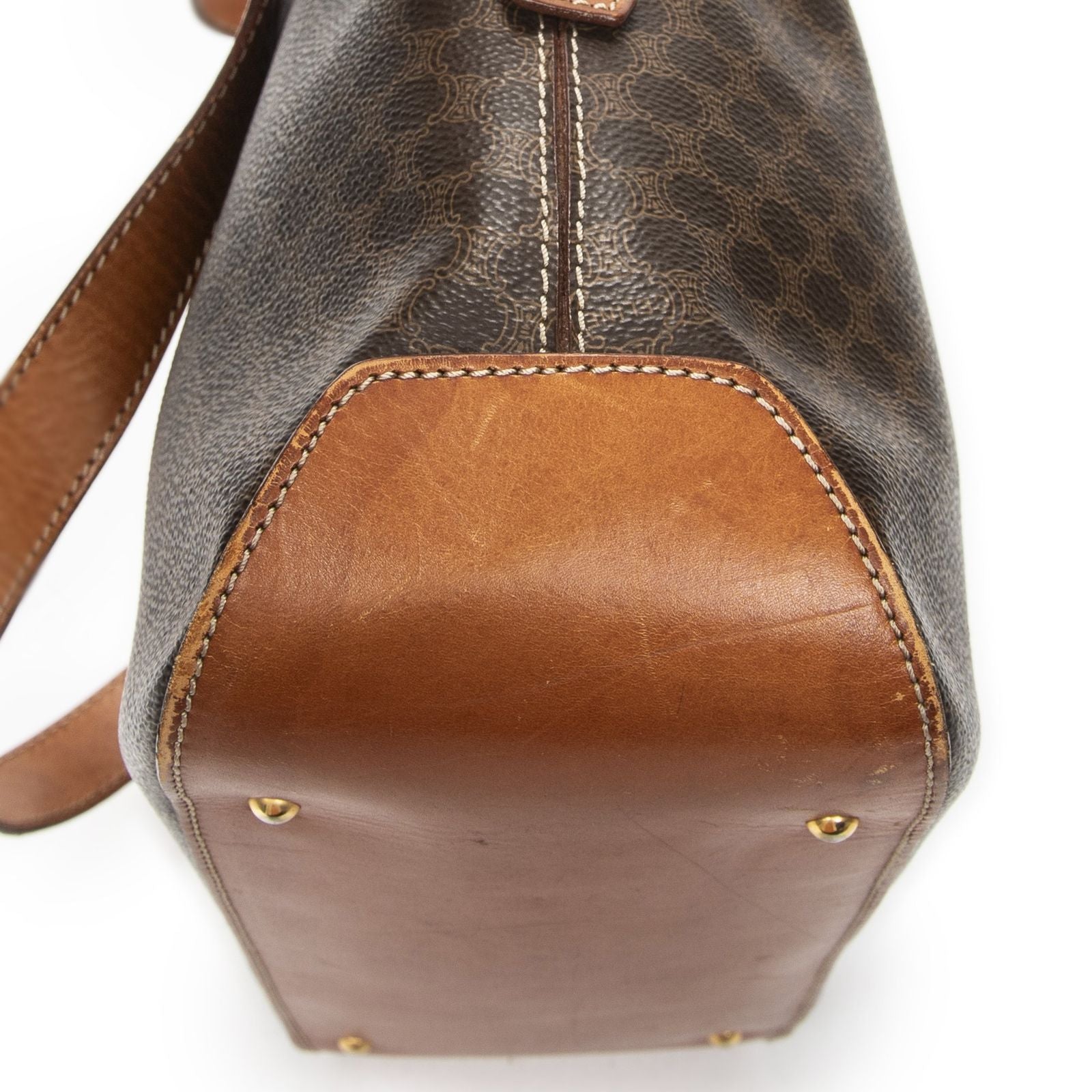 Celine Dome Tote Brown — view 7