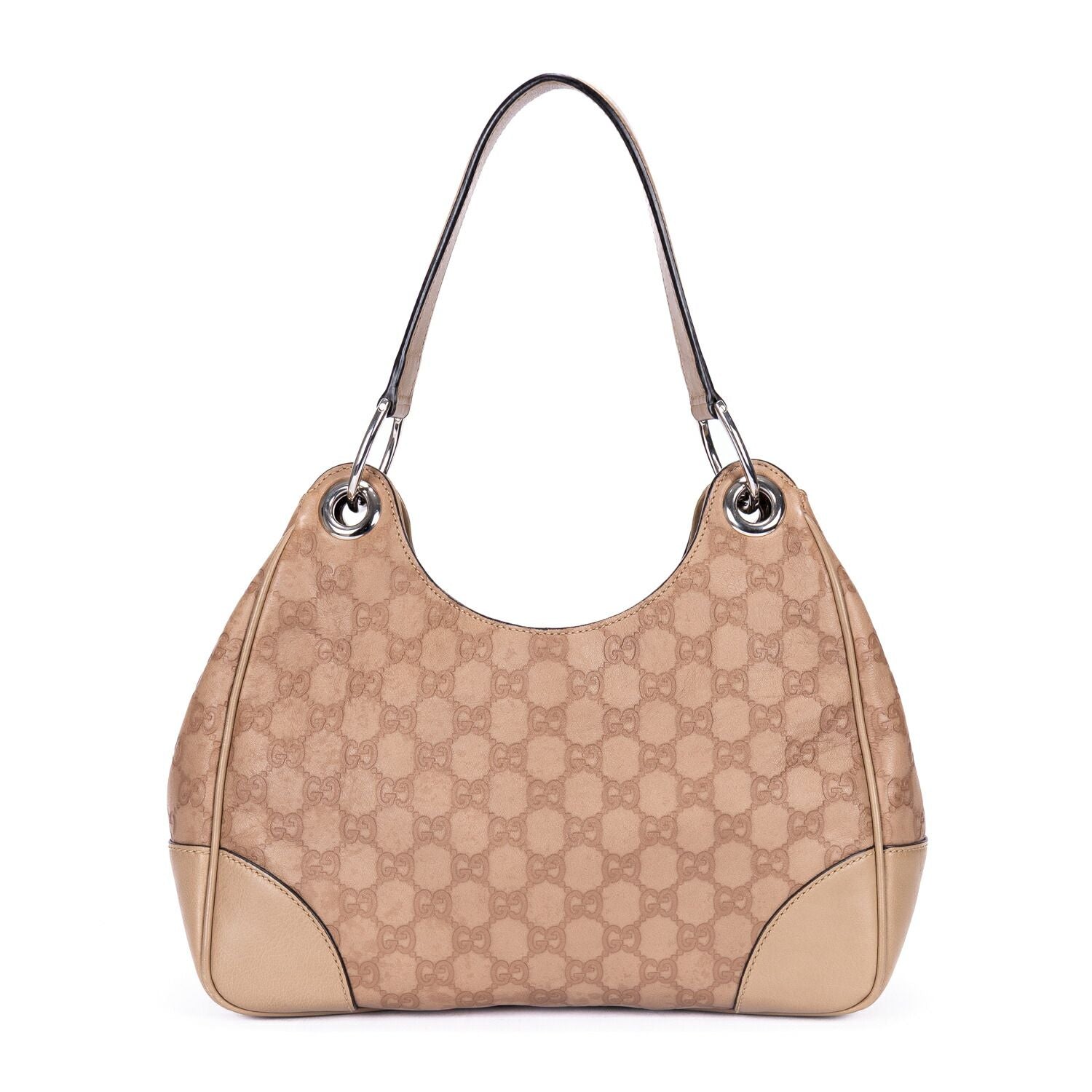 Gucci Colbert Hobo Beige Guccissima — view 5