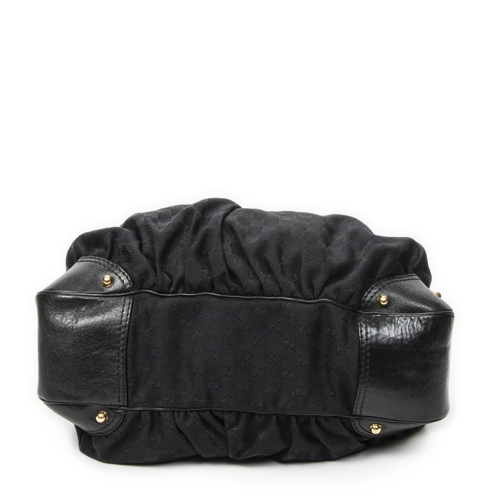 Gucci Large Jackie Hobo Black GG Canvas — view 6