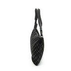 Gucci Half Moon Hobo Black GG Suede Leather — view 3