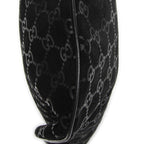 Gucci Half Moon Hobo Black GG Suede Leather — view 7