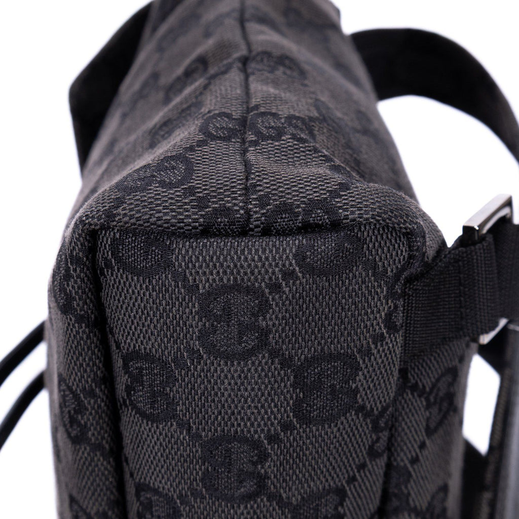 Gucci Front Pocket Backpack Black Monogram Canvas — view 7