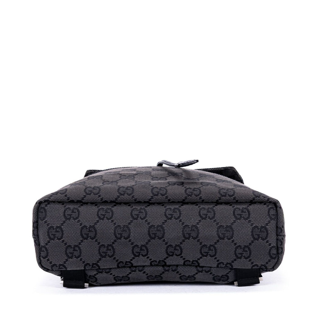 Gucci Front Pocket Backpack Black Monogram Canvas — view 6