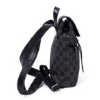 Gucci Front Pocket Backpack Black Monogram Canvas — view 4