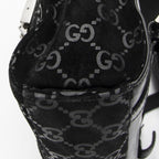 Gucci Jackie Backpack Black GG Suede Leather — view 8