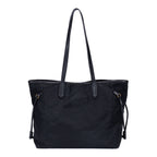 Prada Shopping Tote Black Nylon Canvas — view 5