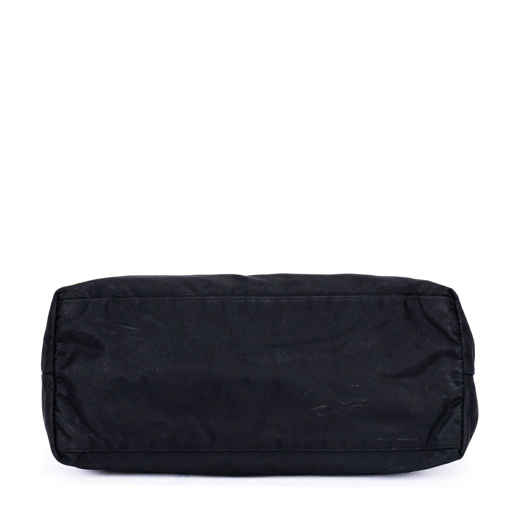 Prada Shopping Tote Black Nylon Canvas — view 6