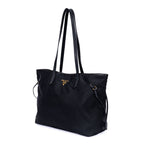 Prada Shopping Tote Black Nylon Canvas — view 2